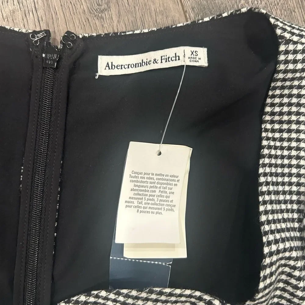 Abercrombie & Fitch Gingham Sweetheart Dress